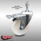 Service Caster 4 Inch SS Nylon Wheel Swivel 3/8 Inch Threaded Stem Caster with Total Lock Brake SCC-SSTSTTL20S414-NYS-381615 - alternate 2